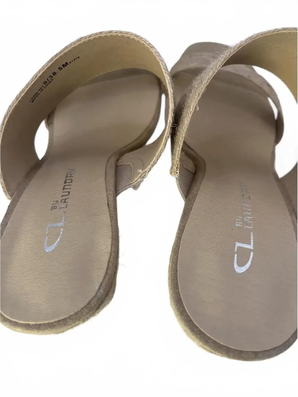 Chinese Laundry Jute Wedge Sandals Women's Size 8.5 Beige CL by Laundry NWOT